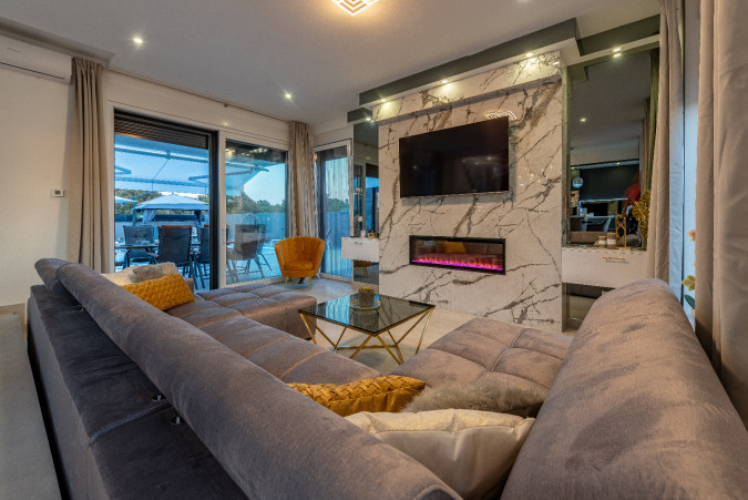 VILLA Nina DRAGE - interior, Villas Pe&scaron;a - luxury holiday homes with a pool in Zaton, Dalmatia - Croatia Zaton