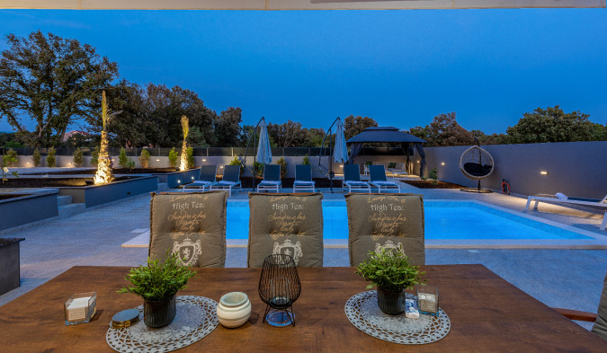 VILLA Nina DRAGE -exterior, Villas Pe&scaron;a - luxury holiday homes with a pool in Zaton, Dalmatia - Croatia Zaton